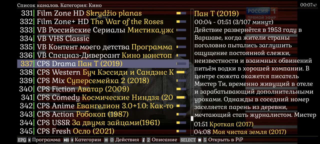 IPTV Kanalar Internet orqali