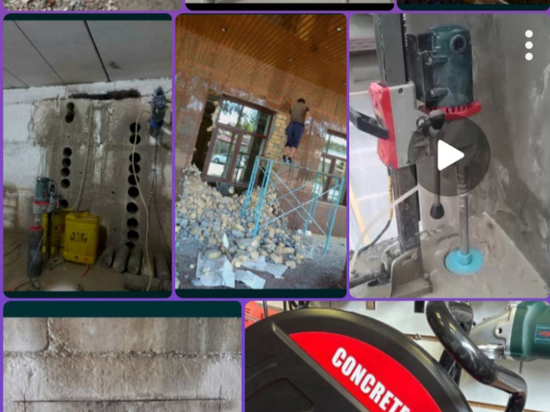 demantaj beton buzush ishlarini qilamiz eshik ochish rezkada teshik teshish almazne kalonkada  hamda transhe qazish, styashka buzush hamda qoplash ishlarini qulamz akuratne siz bn kelishgan holda