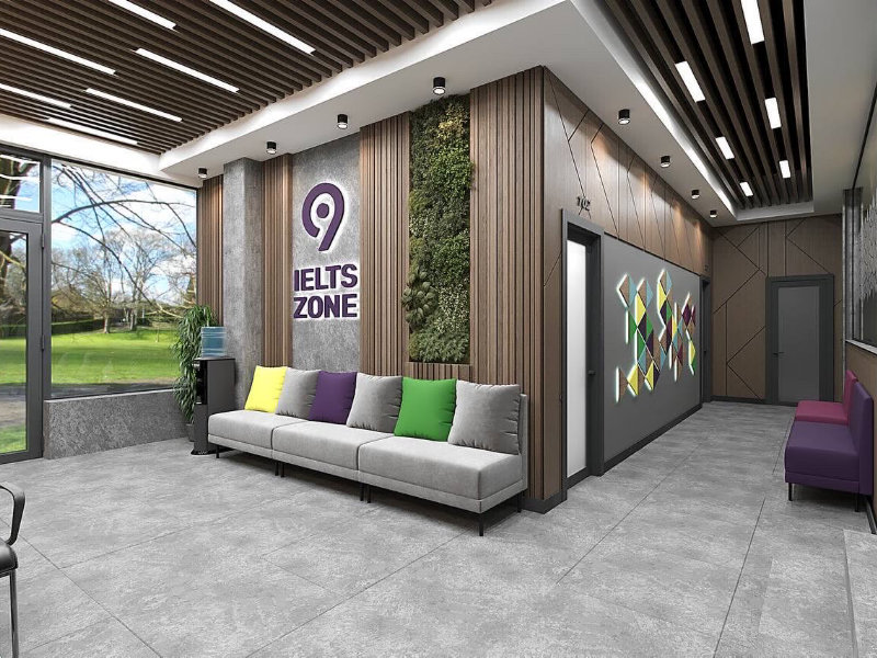 Дизайн проект учебного центра IELTS ZONE