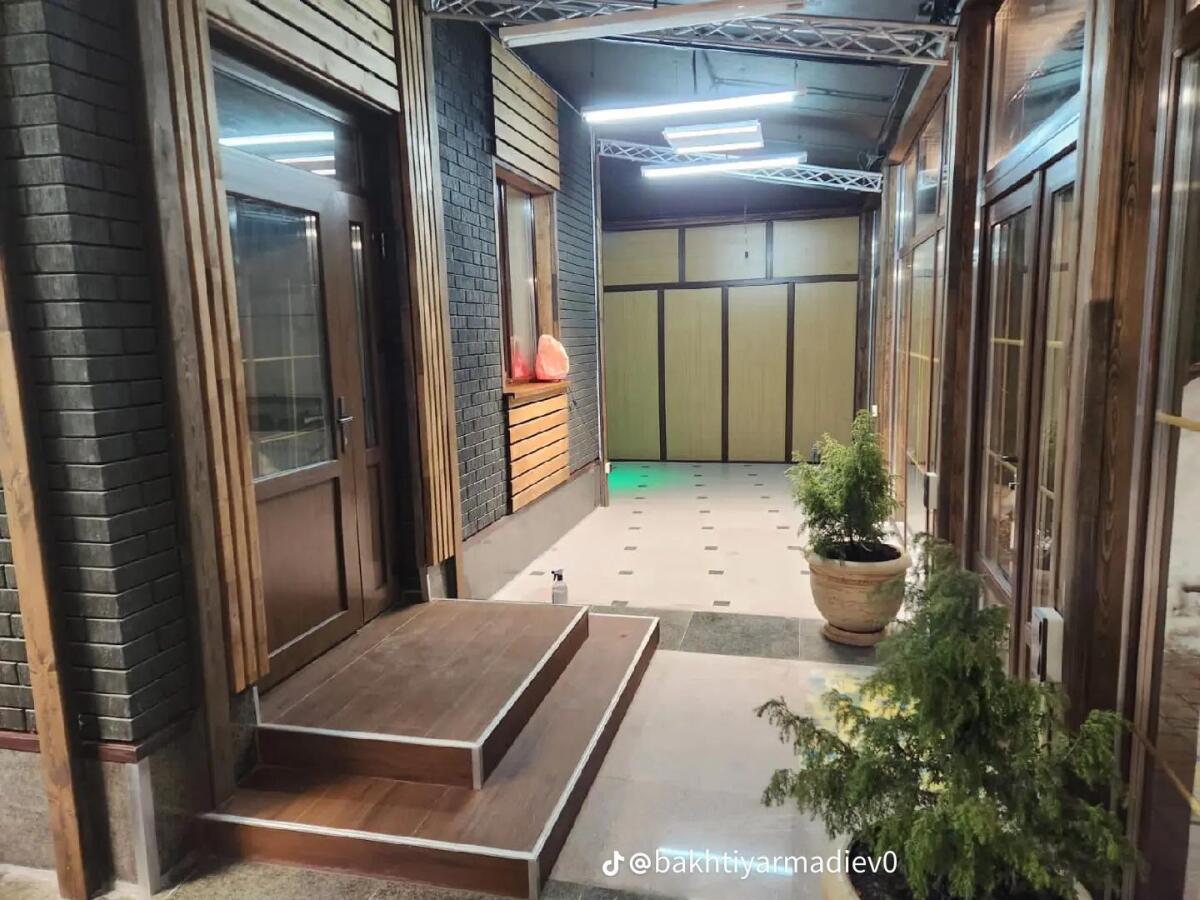 Крыльцо из керамогранита, плитка из 1200х20