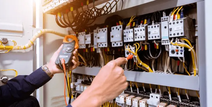 Working with an electrical panel