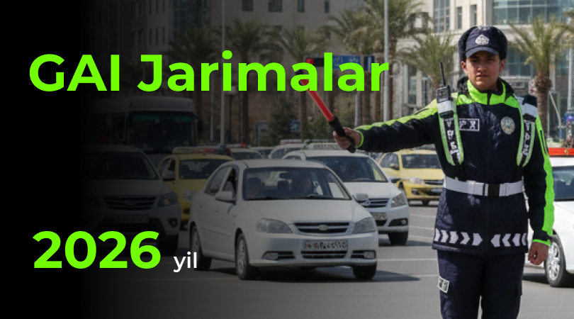 O‘zbekistonda YHQ buzilishi uchun jarimalar 2026 2026-yilda O‘zbekistonda yo‘l harakati qoidalari (YHQ)