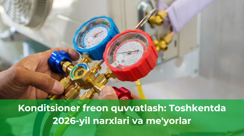 R410A va R32 freon turlari solishtiruvi