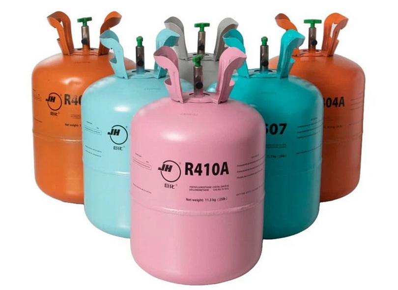Баллоны с фреоном R-410A для кондиционера Изображение баллонов фреона