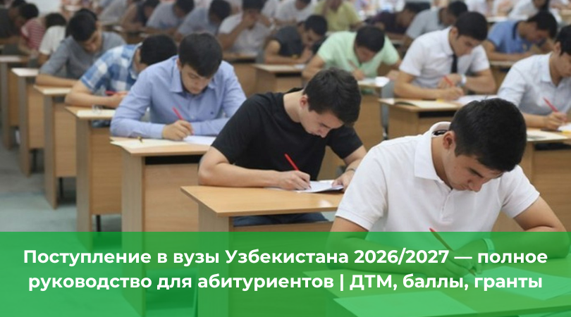 Полное руководство для абитуриентов | ДТМ, баллы, гранты