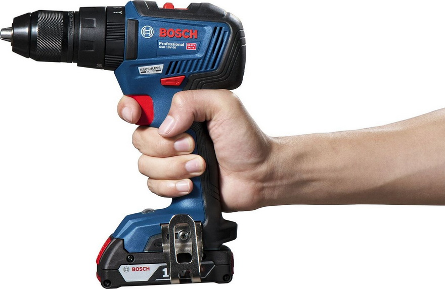 GSB 18V-50 C Professional. Аккумуляторная ударная дрель-шуруповерт Bosch