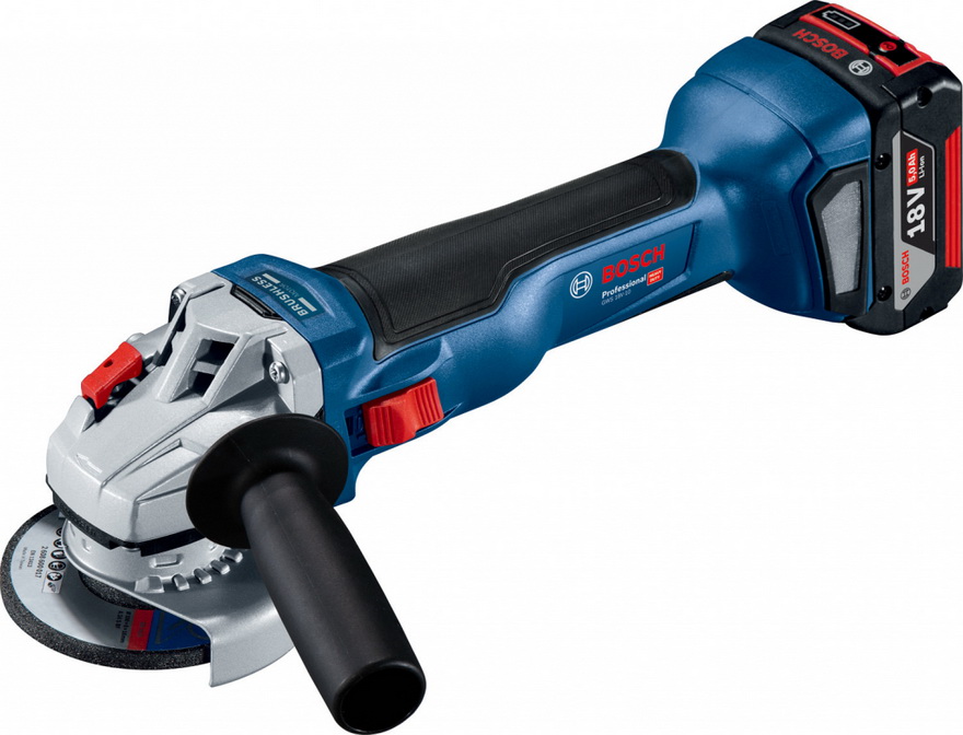 GWS 18V-10 C Professional. Аккумуляторная угловая шлифмашина Bosch