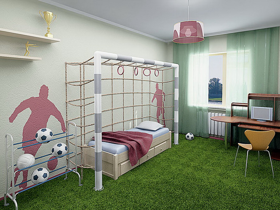 Дизайн комнаты для мальчиков