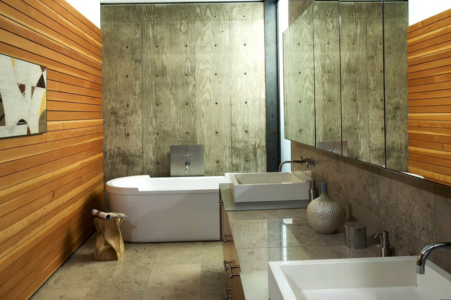 Оригинальные идеи отделки ванной комнаты керамической плиткой