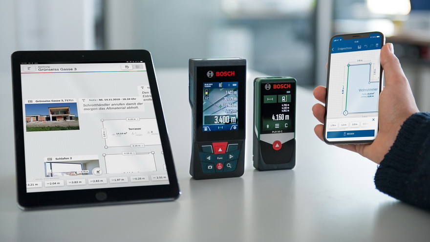 Мобильное приложение Bosch MeasureOn