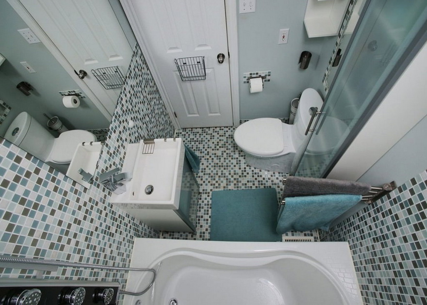 Дизайн и ремонт маленькой ванной комнаты