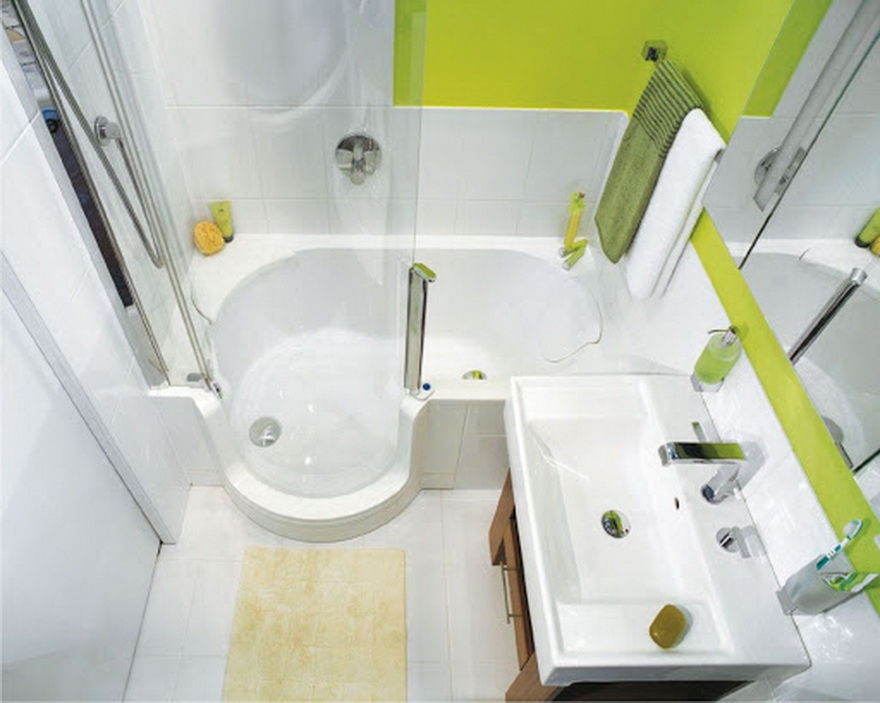 Дизайн и ремонт маленькой ванной комнаты